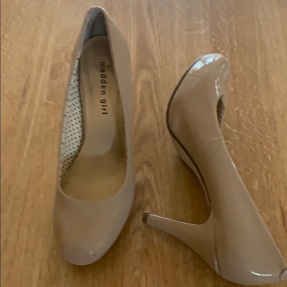 Beige/Nude Madden Girl heels